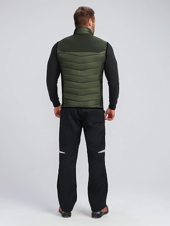 Зимний жилет мужской Лидер-ProfLine, из ткани Софтшэлл, хаки 