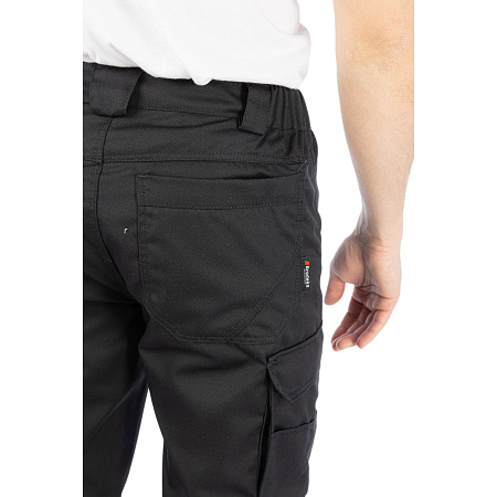 Летние брюки мужские Brodeks KS 302, черные