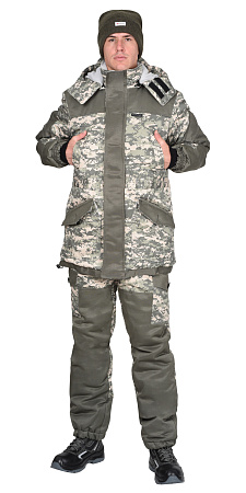 Зимний костюм мужской Сириус-Горка с брюками, КМФ "Пустыня"