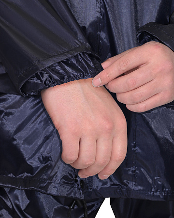 Костюм влагозащитный Сириус, нейлоновый, (куртка и брюки), синий Костюм влагозащитный Сириус, нейлоновый, (куртка и брюки), синий