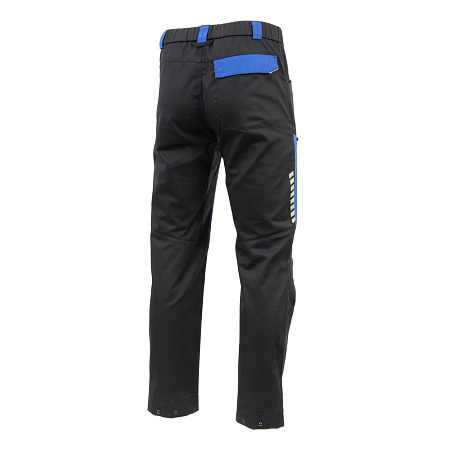 Летние брюки мужские Brodeks KS 334, синие c черным