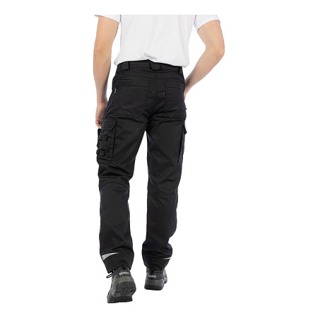 Летние брюки мужские Brodeks KS 302, черные