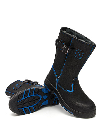 Сапоги Profline c композитным подноском, кевраловой стелькой и натуральным мехом, ПУ/Нитрил