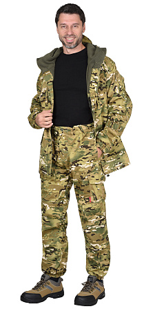 Демисезонный костюм СИРИУС-ГОРКА мужской (куртка и брюки), цвет: КМФ Мультикам Демисезонный костюм СИРИУС-ГОРКА мужской (куртка и брюки), цвет: КМФ Мультикам