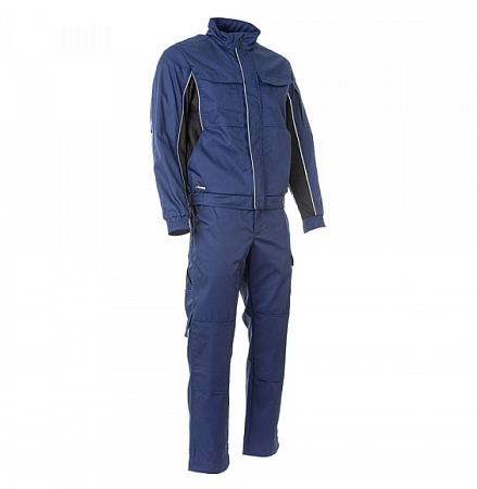 Летний костюм мужской Brodeks KS 201 + KS 301, синий с черным Летний костюм мужской Brodeks KS 201 + KS 301, синий с черным