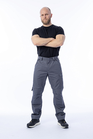 Летние брюки мужские Brodeks KS 301, серые Летние брюки мужские Brodeks KS 301, серые