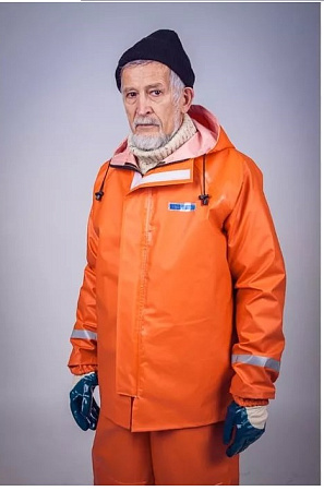 Костюм рыбака "Fisherman's WPL" с полукомбинезоном, оранжевый