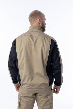 Летняя куртка мужская Brodeks KS 201, бежевая Летняя куртка мужская Brodeks KS 201, бежевая