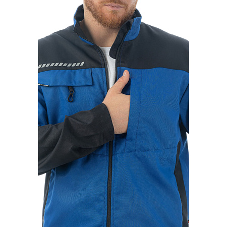 Летняя куртка мужская Brodeks KS 234, синяя c черным