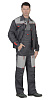 Летний костюм мужской Сириус-Фаворит с полукомбинезоном, тёмно-серый с серым