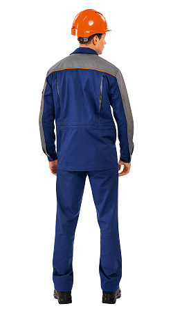 Летний костюм мужской Восток-Сервис-Спец-1 с брюками, синий с серым