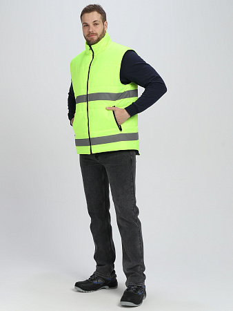 Зимний жилет универсальный Факел-Ярксион, лимонный