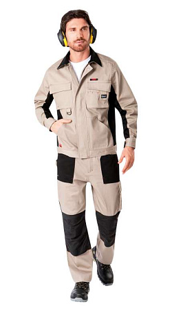 Летняя куртка мужская Восток-сервис Спец-Авангард, бежевая с черным