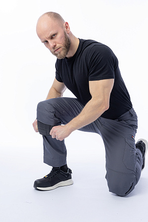 Летние брюки мужские Brodeks KS 301, серые Летние брюки мужские Brodeks KS 301, серые