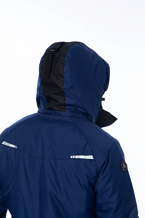 Зимняя куртка-парка мужская Brodeks KW215, синяя