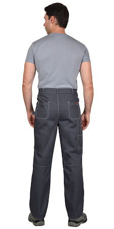 Летние брюки мужские Сириус-Фаворит-Люкс, из смесовой ткани, серые Летние брюки мужские Сириус-Фаворит-Люкс, из смесовой ткани, серые