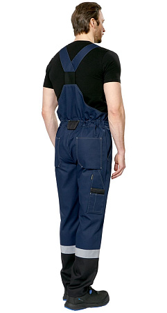 Летний полукомбинезон мужской Авангард-Виват, синий с черным