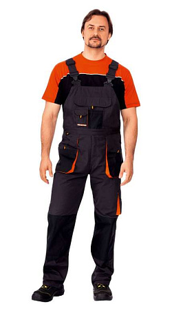 Летний полукомбинезон мужской Восток-Сервис-Серва Эмертон Гост, серый с черным Летний полукомбинезон мужской Восток-Сервис-Серва Эмертон Гост, серый с черным