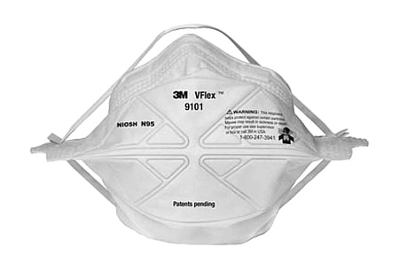 Респиратор 3М 9101 VFlex®, противоаэрозольный FFP1 "Эконом" 