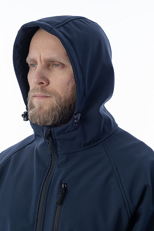 Куртка-софтшелл мужская Brodeks KS 232, синяя Куртка-софтшелл мужская Brodeks KS 232, синяя