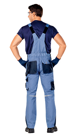 Летний полукомбинезон мужской Восток-Сервис-Серва Аллин Гост, голубой с темно-синим Летний полукомбинезон мужской Восток-Сервис-Серва Аллин Гост, голубой с темно-синим