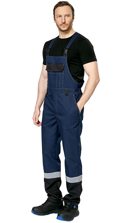 Летний полукомбинезон мужской Авангард-Виват, синий с черным