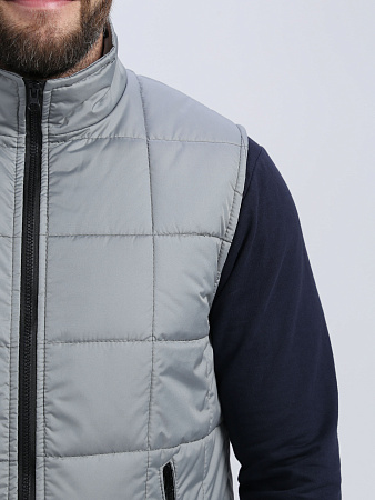 Зимний жилет универсальный Факел-Офис, из ткани Дюспо, серый