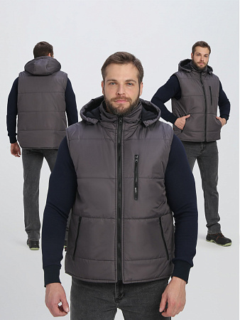 Зимний жилет универсальный Факел-Резко, серый Зимний жилет универсальный Факел-Резко, серый